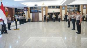 Kapolri Pimpin Upacara Kenaikan Pangkat Kepala BNN dan 44 Perwira Tinggi