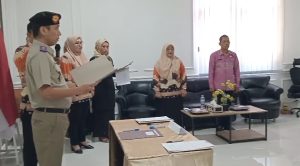 Kepala BPN Kab. Gorontalo Royger Maniur Simanjuntak Melantik 11 Camat Selaku PPATS
