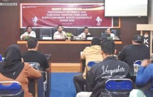 KPU Kabgor Gelar Rakor Penyebaran Informasi dan Publikasi Pilkada