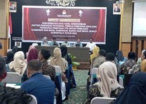 KPU Kabgor Gelar Rapat Koordinasi Pemuktahiran Data Pemilih