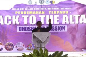 Bupati Nelson Pomalingo Buka Perkemahan Terpadu “Back To The Altar”