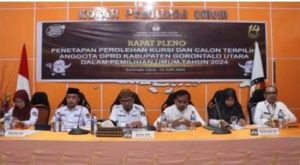 Terlindungi: 25 Calon Anggota DPRD Terpilih Periode 2024 – 2029 Ditetapkan KPU Gorut