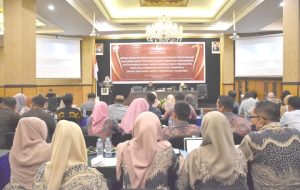 KPU Kabgor Gelar Bedah Regulasi dan Evaluasi Finalisasi Coklit Pantarlih