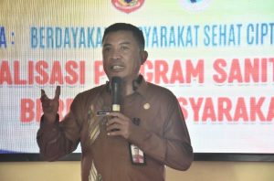 Plh. Sekda Haris S. Tome Buka Kegiatan Sosialisasi Program Sanitasi Total Berbasis Masyarakat