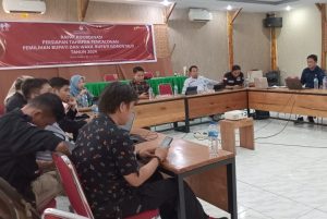KPU KabGor Gelar Rakor Persiapan Tahapan Pencalonan Bupati dan Wakil Bupati