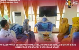 Persiapkan Pendaftaran Calon Pada Pilkada 2024, KPU Gorut Lakukan Koordinasi Awal Dengan Dinas Kesehatan