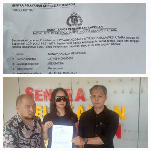 Merasa Difitnah, Nancy Hendriks Laporkan JK ke Polda Sulut