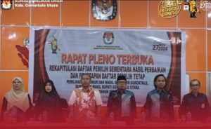KPU Gorut Resmi Menetapkan Daftar Pemilih Tetap (DPT) Pilkada Tahun 2024