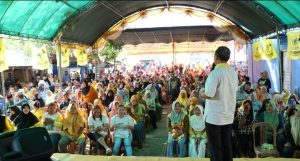 Kampanye Dialogis di Molingkapoto Kwandang, Paslon BERCAHAYA Kian Memancarkan Cahaya Kemenangan