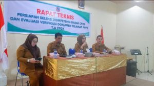 BKPSDM Gelar Rapat Evaluasi Verifikasi Dokumentasi Pelamar PPPK 2024