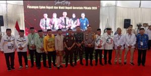 KPU Kabupaten Gorontalo Gelar Rapat Pleno Pengundian dan Penetapan Nomor Urut Paslon Pilkada 2024