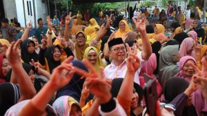 Tanpa Mobilisasi dan Pengerahan Masa, Kampanye Paslon Bercahaya Thariq-Nur Tetap Membludak