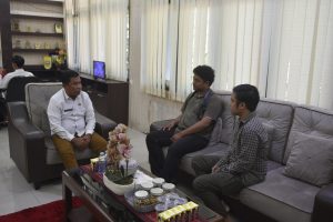 Bahas Deklarasi dan Pemilu Damai, Pj. Sekda Haris S. Tome Terima Audiensi Rembuk Pemuda