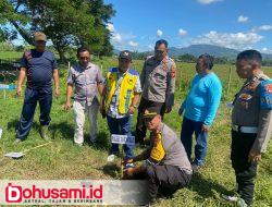 Bersama PMII Kabgor, Jajaran Polsek Limboto Laksanakan Penanaman dan Pembagian Bibit Pohon