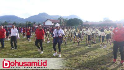 Peringati HUT ke-22 Kota Tomohon, Jajaran Pemkot Senam Indonesia Hebat