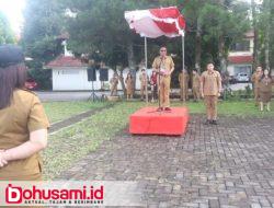 Jadi Penyelenggara, Dinas Perkim Sukses Laksanakan Apel Kerja Awal Bulan Pemkot Tomohon
