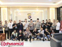 Moment Bulan Suci Ramadhan, Polres Gorontalo Bersama DPC PJS Kabupaten Gorontalo Gelar Buka Puasa Bersama