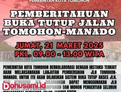 Amankan Mudik Lebaran, Pemkot Kembali Bersihkan Jalur Manado-Tomohon