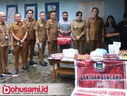 Pemkot Tomohon Salurkan Bantuan Bencana bagi Warga di 6 Kelurahan