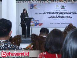 Karen Senduk Ketua Hipmi Tomohon, Wawali Sendy Apresiasi