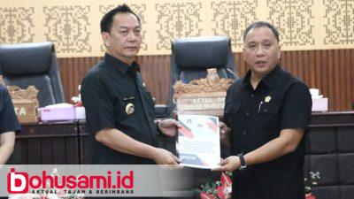 Wali Kota Caroll Apresiasi DPRD Setujui Ranperda Pembentukan Perangkat Daerah