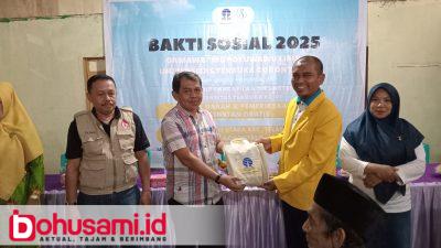 Camat Muchtar Potutu Apresiasi Kegiatan Bakti Sosial Mahasiswa Universitas Terbuka Gorontalo di Desa Dulamayo Utara