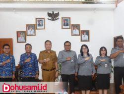 Wali Kota Caroll Audiensi dengan Kakanwil Kemenkum Sulut