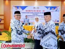 Bupati Gorontalo Sofyan Puhi Resmi Buka Konferensi XI PGRI Kabupaten Gorontalo