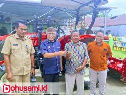 Terima Bantuan Traktor Roda Empat, Bupati Sofyan: Upaya Peningkatan Produksitivitas Pertanian