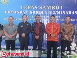 Wali Kota Caroll Hadiri Lepas Sambut Dandim Minahasa