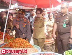 Pastikan tak Ada Gejolak Jelang TIFF & Pengucapan, Wawali Sendy Sidak Pasar Wilken