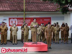 Wawali Sendy Pimpin Apel Awal Bulan ASN Tomohon