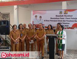 Sambut Proyek TA 2025, Dinas PU Tomohon Awali dengan Ibadah Syukur