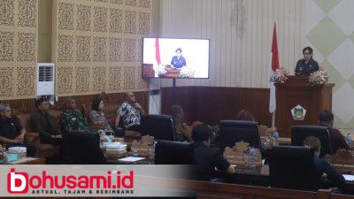 Wawali Sendy Hadiri Paripurna DPRD Penutupan Masa Sidang Ketiga