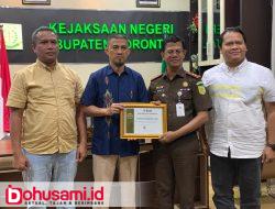 Kajari Kabgor, Abvianto Syaifulloh Terima Kunjungan Kepala Kantor Bea Cukai Gorontalo