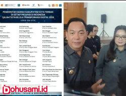 Berprestasi, Tomohon raih penghargaan ini dari UGM. Satu-satunya di Sulut