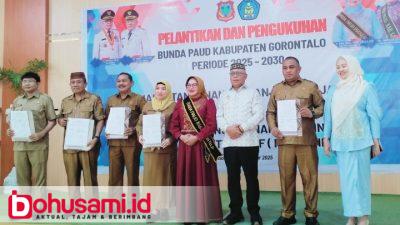 Bupati Sofyan Lantik  Bunda PAUD Kabupaten Gorontalo, Wujudkan Kembang Anak Usia Dini