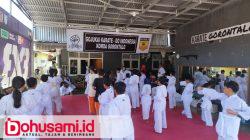 Persiapan Kenaikan Sabuk, Karateka Gojukai Gorontalo Gelar Latihan Bersama