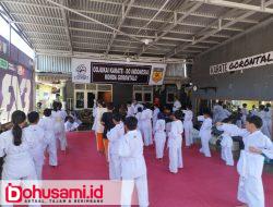 Persiapan Kenaikan Sabuk, Karateka Gojukai Gorontalo Gelar Latihan Bersama