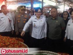 Pastikan Pasokan dan Harga, Wawali Sendy Pimpin TPID Sidak ke Pasar