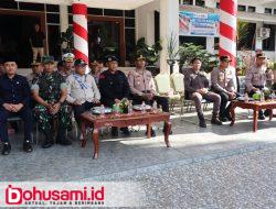 Bupati Sofyan Hadiri Apel Gelar Pasukan Pengamanan Peran Saka Nasional 2025
