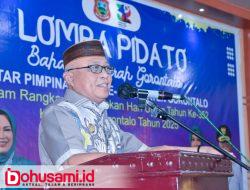 Sambut HUT Kabgor Ke-352, Pemkab Gorontalo Gelar Lomba Pidato Bahasa Gorontalo