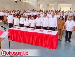 Wali Kota Caroll lantik 393 pengurus dan pengawas Koperasi Merah Putih Tomohon