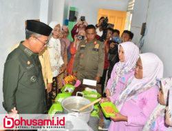 Bupati Thariq Resmikan Dapur Sehat Atasi Stunting dan Inovasi Pengelolaan Kerang di Kecamatan Tomilito