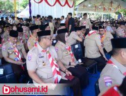 Wabup Nurjanah Hadiri Pembukaan Peran Saka Pramuka Tingkat Nasional