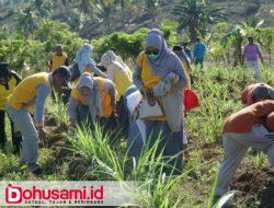 Bupati Thariq Pantau Kegiatan Kerja Bakti di Lokasi Mini Ranch Desa Dambalo