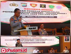 Polda Sulut Seminarkan Peran Penegak Hukum Dikaitkan dengan KUHP 2023