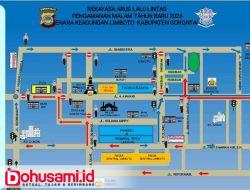 Antisipasi Lonjakan Arus Kederaan, Satlantas Polres Gorontalo Siapkan Skema Arus Lalulintas di Malam Pergantian Tahun