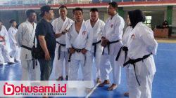 Perkuat Sinergi, 5 Perguruan Karate di Kabupaten Gorontalo Gelar Gashuku Gabungan di GOR David-Tony