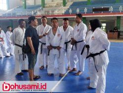 Perkuat Sinergi, 5 Perguruan Karate di Kabupaten Gorontalo Gelar Gashuku Gabungan di GOR David-Tony